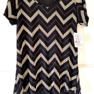 NWT Lularoe glitter top